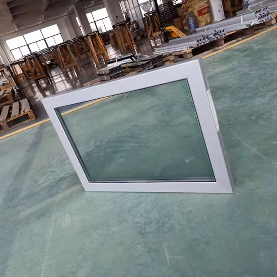 Kleine Glastür für einzelne Kühlvitrinen mit Aluminiumrahmen