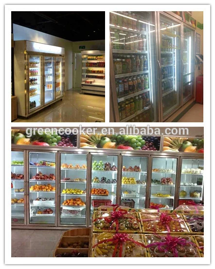 Display Under Counter Top Cooler/ Beverage Refrigerator /Chiller Showcase Glass Door